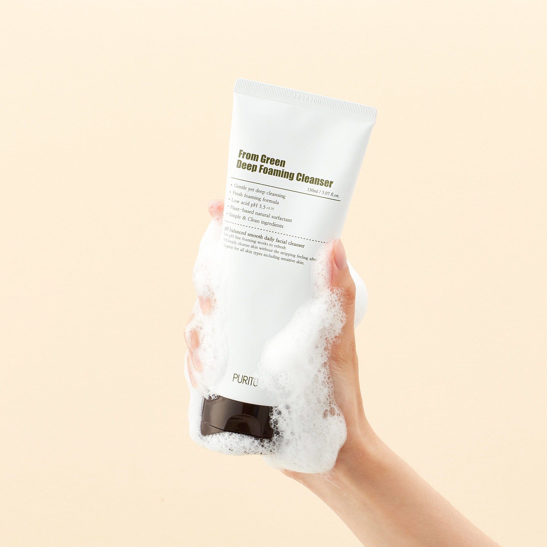 From Green Deep Foaming Cleanser