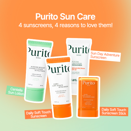PURITO Sun Care: Say Hello to Our 4 Sun Care Favorites!